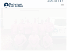 Tablet Screenshot of chattanoogadockbuilders.com